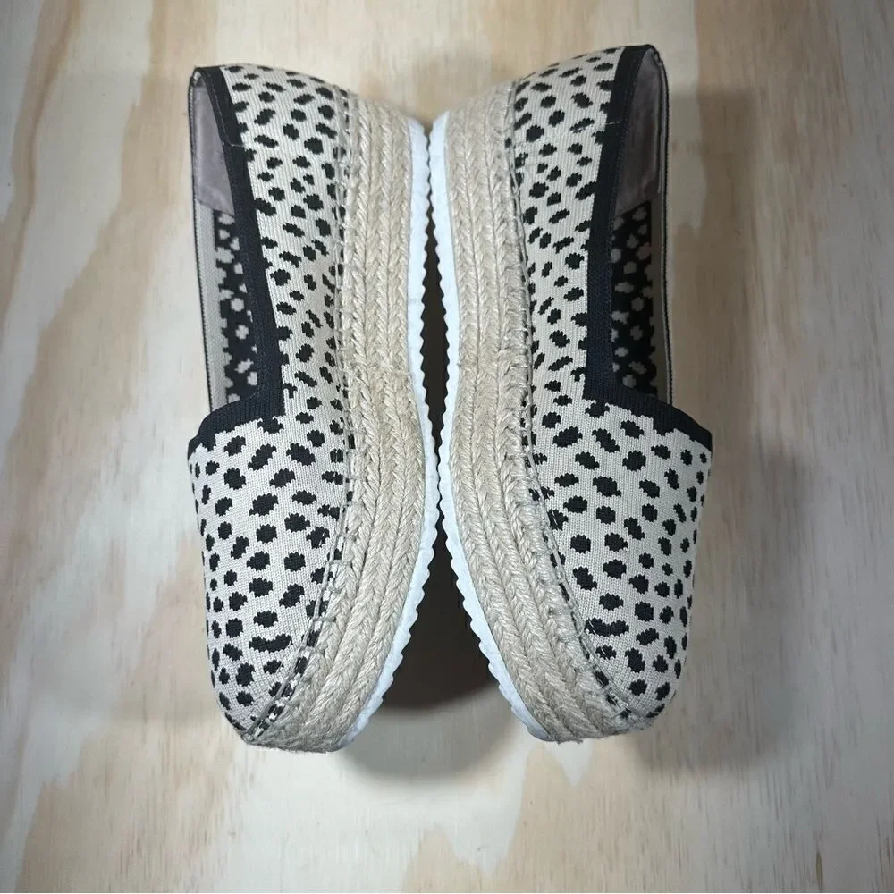 Gianni Bini Animal Print Espadrille Shoes Women’s Size 7.5